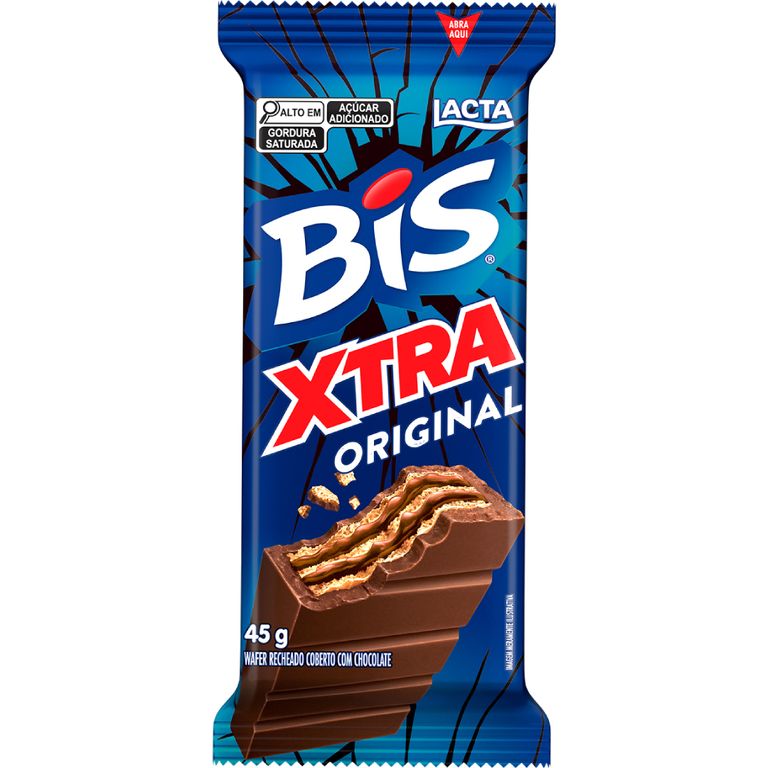 Bis Xtra ao Leite Lacta 45g